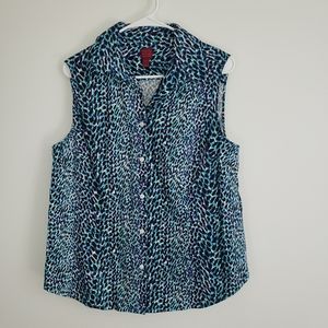 212 sleeveless blouse size XL